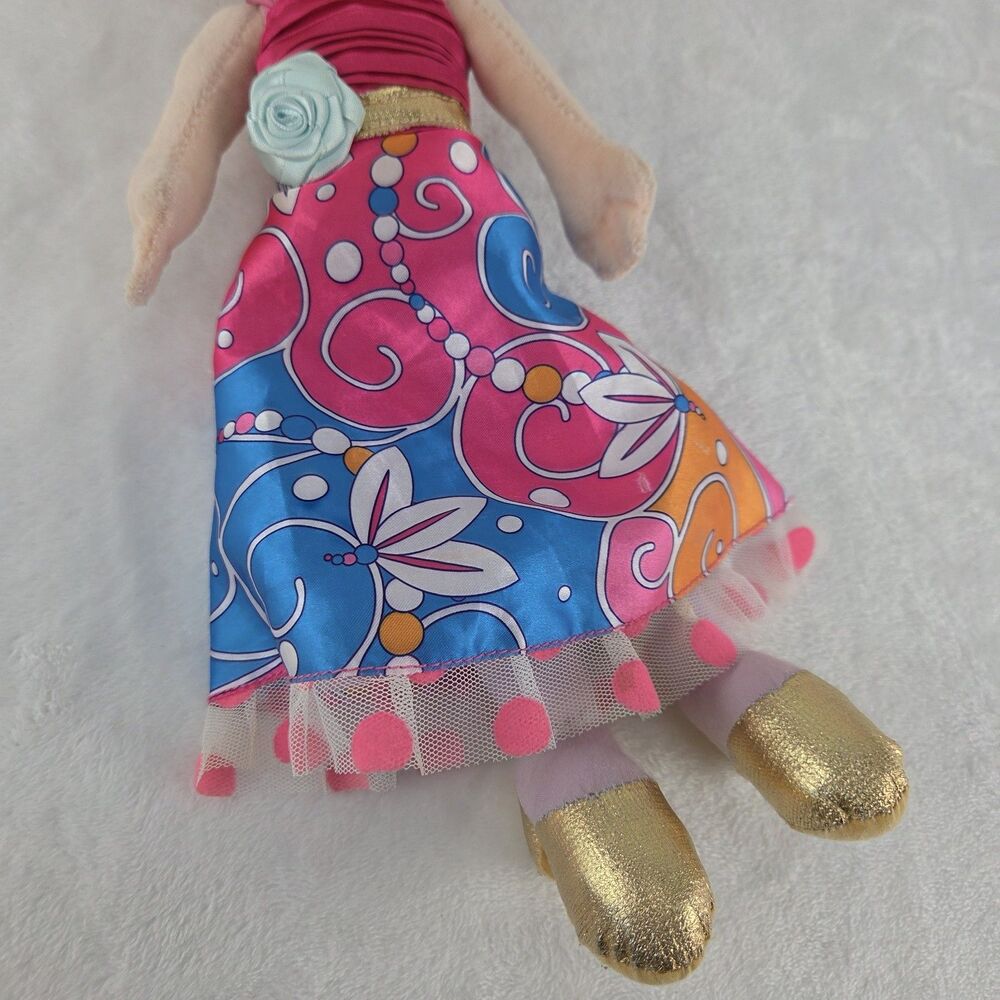 Groovy Girls Princess Ella Soft Doll Pink Dress Gold Shoes Manhattan Toy 2013 - Picture 9 of 12